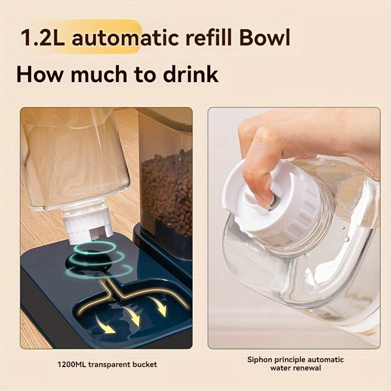 NNETM Water Dispensers Set for Cats & Dogs Automatic Pet Feeders-1