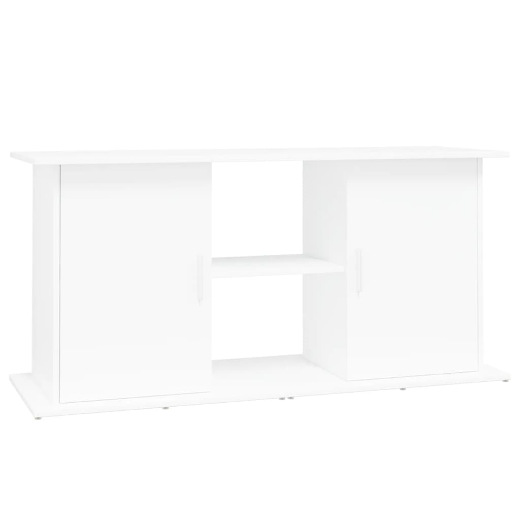 NNEVL Aquarium Stand White 121x41x58 cm Engineered Wood-1