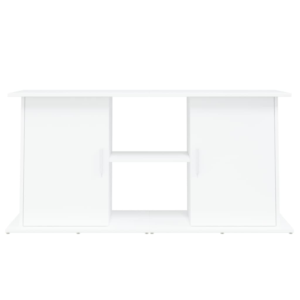 NNEVL Aquarium Stand White 121x41x58 cm Engineered Wood-4