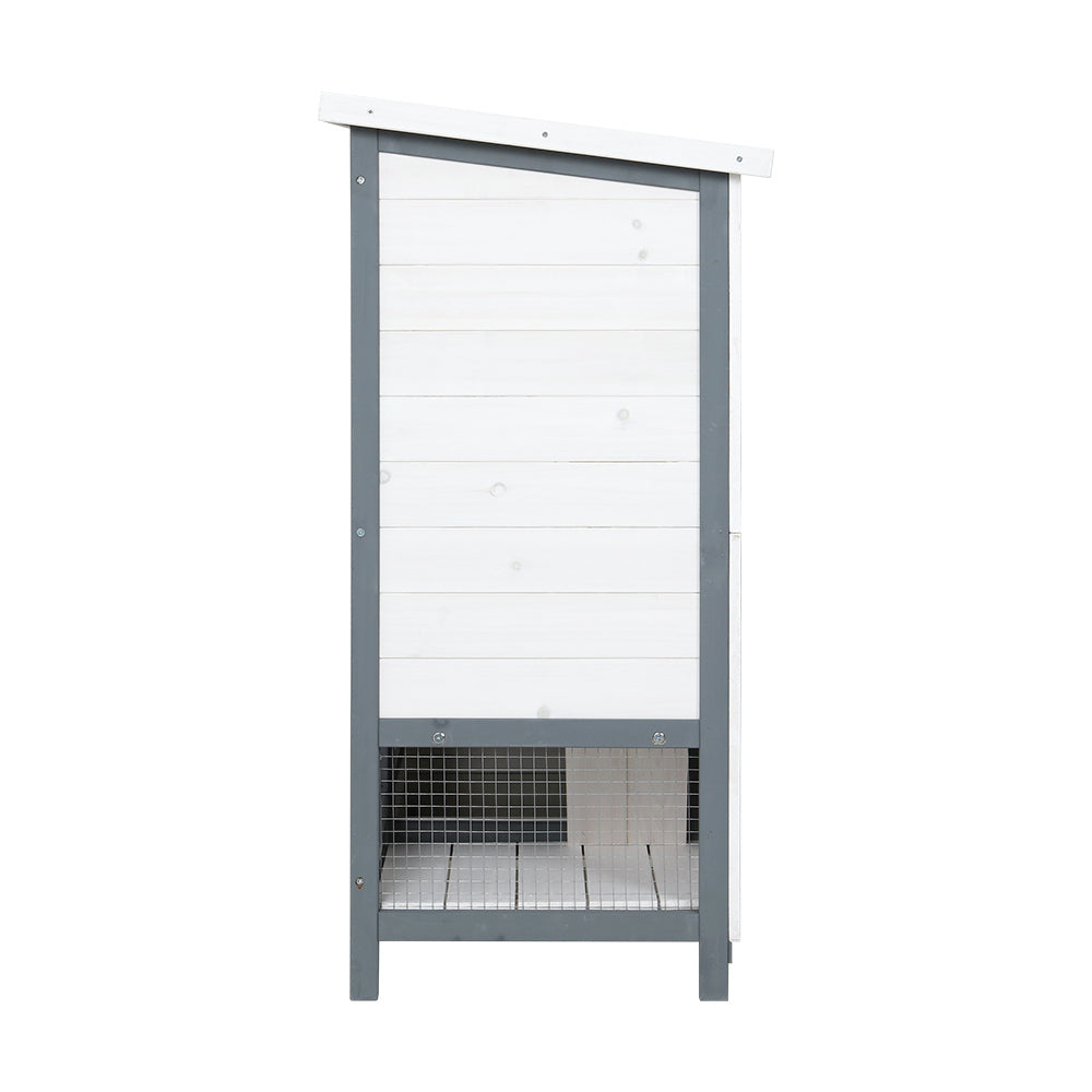 NNEDSZ Rabbit Hutch Large Chicken Coop Wooden House Run Cage Pet Bunny Guinea Pig-3
